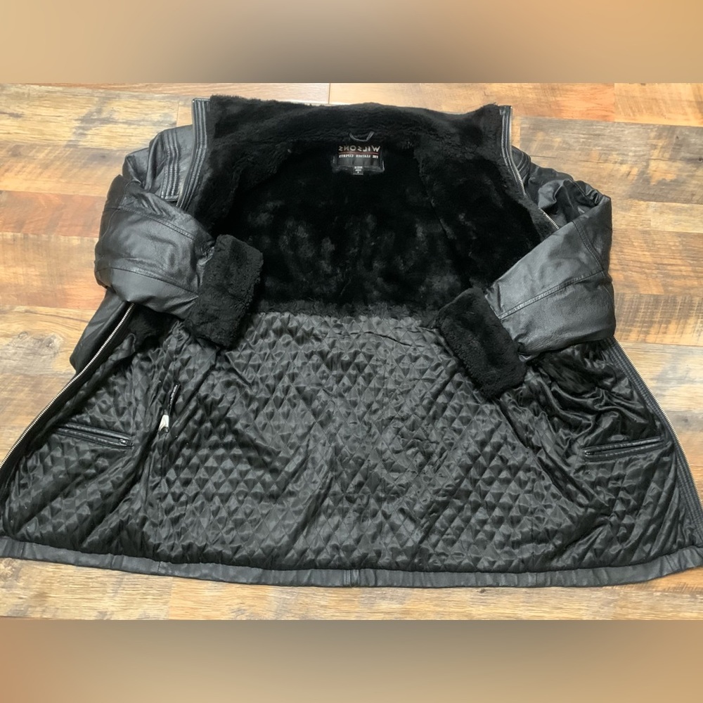Women’s WILSONS leather insulated double-zip jacket